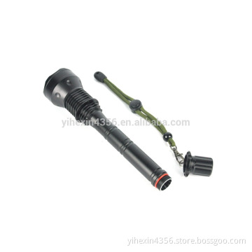 2 pcs AA battery power T6 LED Adjustable Camping Security flashlight torch